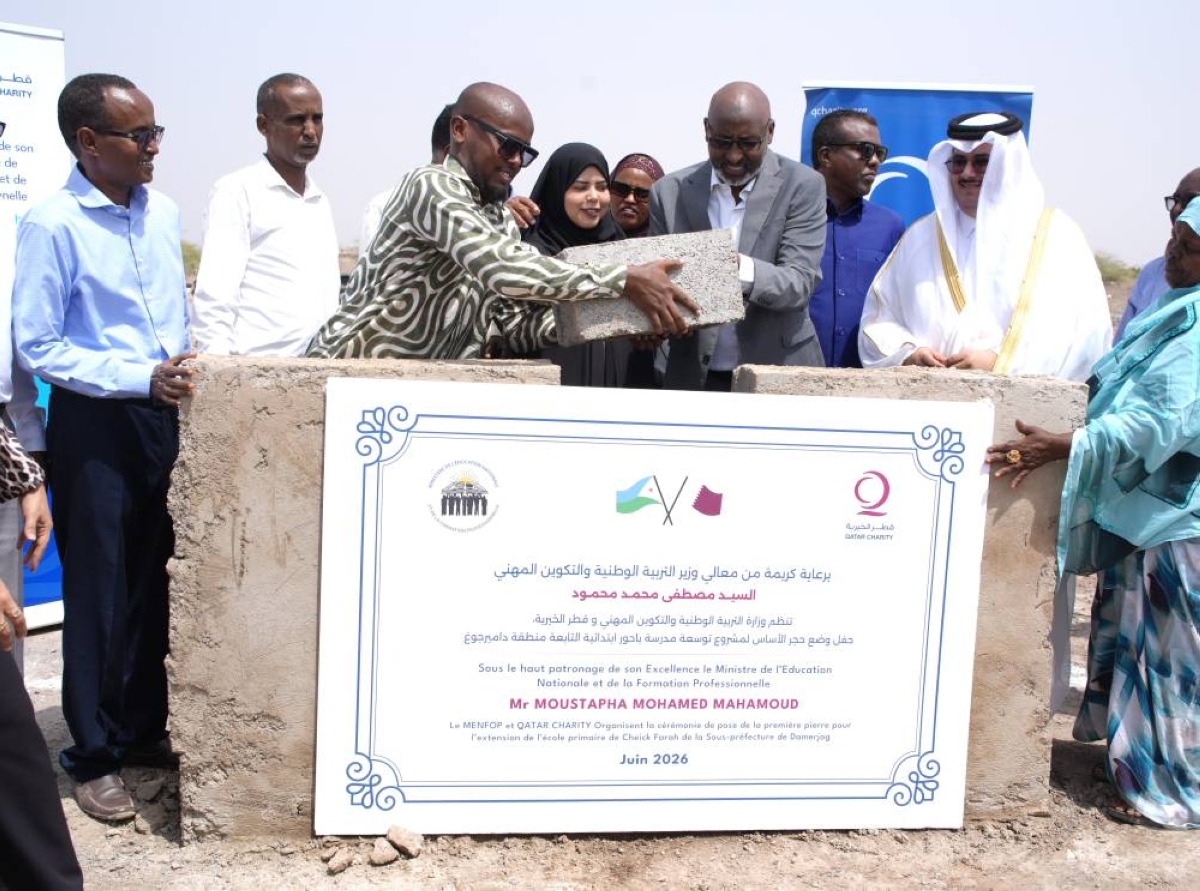 Qatar Charity starts construction of two schools in Djibouti